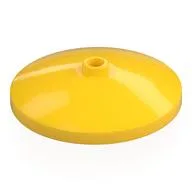 Dish 4 x 4 Inverted with Open Stud [Radar], Yellow