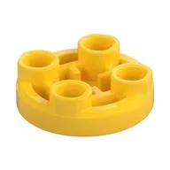 Tile Special Round 2 x 2 Inverted, Yellow