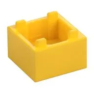 Container Box 2 x 2 x 1 [Plain], Yellow