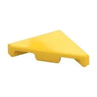 Tile 45° Cut 2 x 2 (Triangle), Yellow