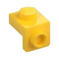 Bracket 1 x 1 - 1 x 1, Yellow