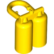 Minifig Neckwear Airtanks, Yellow