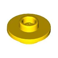 Equipment Cup / Teacup Saucer with Recessed Stud on Top [Plain], Yellow