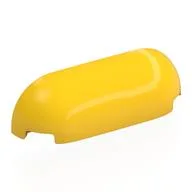 Brick Round, Curved Triple 1 x 4 x 1, Yellow