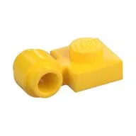 Plate Special 1 x 1 with Clip Light, Bar Hole [Thick Ring], Yellow
