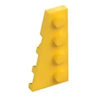 Wedge Plate 4 x 2 Left, Yellow