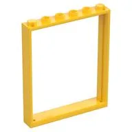 Door Frame 1 x 6 x 6, Yellow