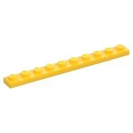 Plate 1 x 10, Yellow