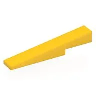 Brick Sloped 1 x 6 x 1 with 1 x 2 x 1/3 Cutout, Yellow