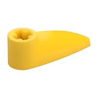 Technic Tooth 1 x 3 with Axle Hole [Hollow Underside], Yellow