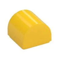 Brick Curved 1 x 1 x 2/3 Double Curved Top, No Studs, Yellow