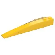 Brick Wedged, Curved 10 x 3 Right, Yellow