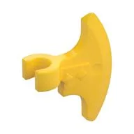 Weapon Axe Head, Clip-on (Viking) [Thick Clip], Yellow