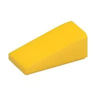 Brick Sloped 18° 2 x 1 x 2/3, Yellow