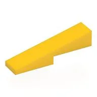 Brick Sloped 1 x 4 with 1 x 2 Cutout, Yellow