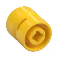 Wheel 11 x 12 with Hole Notched for Wheels Holder Pin, Yellow