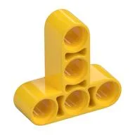 Technic Beam 3 x 3 T-Shape Thick, Yellow
