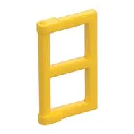 Window 1 x 2 x 3 Pane with Thick Corner Tabs, Yellow