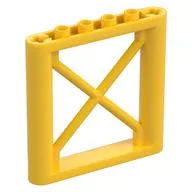 Support 1 x 6 x 5 Girder Rectangular, Yellow