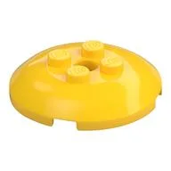 Dish 4 x 4 with 4 Studs, Yellow