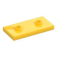 Plate Special 2 x 4 with Groove and Two Center Studs (Jumper), Yellow