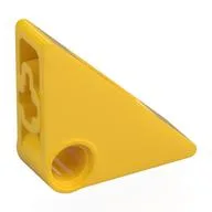 Technic Panel 3 x 3 Triangle, Yellow
