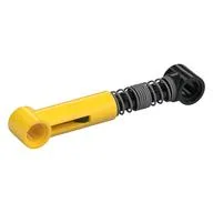 Technic Shock Absorber 6.5L with Hard Spring, Tight Coil in Middle [Complete Assembly], Yellow
