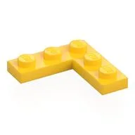 Plate 3 x 3 Corner, Yellow