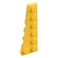 Wedge Plate 6 x 2 Left, Yellow
