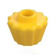 Food Cupcake with Stud, Yellow