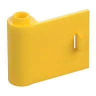 Door 1 x 3 x 2 Left - Open Between Top and Bottom Hinge, Yellow