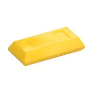 Tile Special 1 x 2 with Sloped Walls AKA Money / Gold Bar [Ingot], Yellow