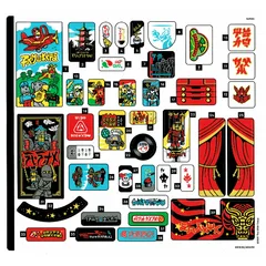 Sticker Sheet 1 for Set 71837-1, White