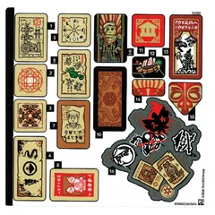 Sticker Sheet 1 for Set 71861-1, White