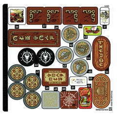 Sticker Sheet 3 for Set 71861-1, White