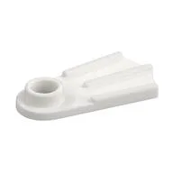 Minifig Footwear Flipper [Thick], White