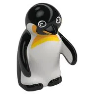 Duplo Animal Penguin Large with White/Yellow Chest Print, White