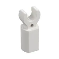 Bar Holder with Clip, White