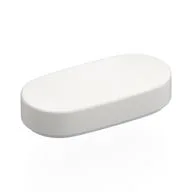 Tile Round 1 x 2, White