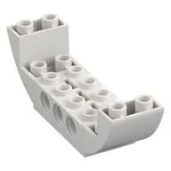 Brick Curved Inverted 2 x 8 x 2 Double, White