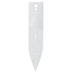 Banner with Silver Decorations Print, White