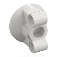 Technic Steering Portal with 2 Pin Holes, White