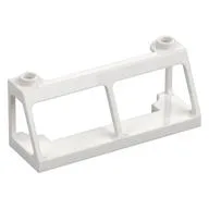 Windscreen 2 x 6 x 2 Train without Glass, White