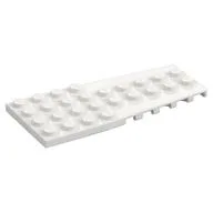 Wedge Plate 4 x 9 with Stud Notches, White