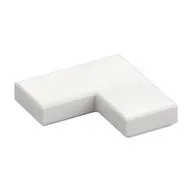 Tile 2 x 2 Corner, White