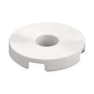 Tile Special Round 2 x 2 with Hole, White