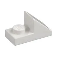 Brick Sloped 45° 2 x 1 with 2/3 Cutout [New Version], White