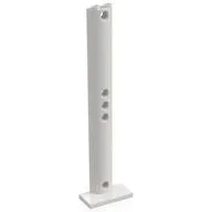 Support Half Round 2 x 4 x 13, White