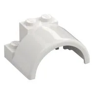 Wheel Arch 4 x 3 x 1 2/3, White