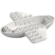 Duplo Airplane Base 12 x 12 x 2.5, White